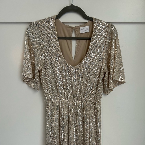 Morning Lavender Celia Sequin Dress - Picture 6 of 7